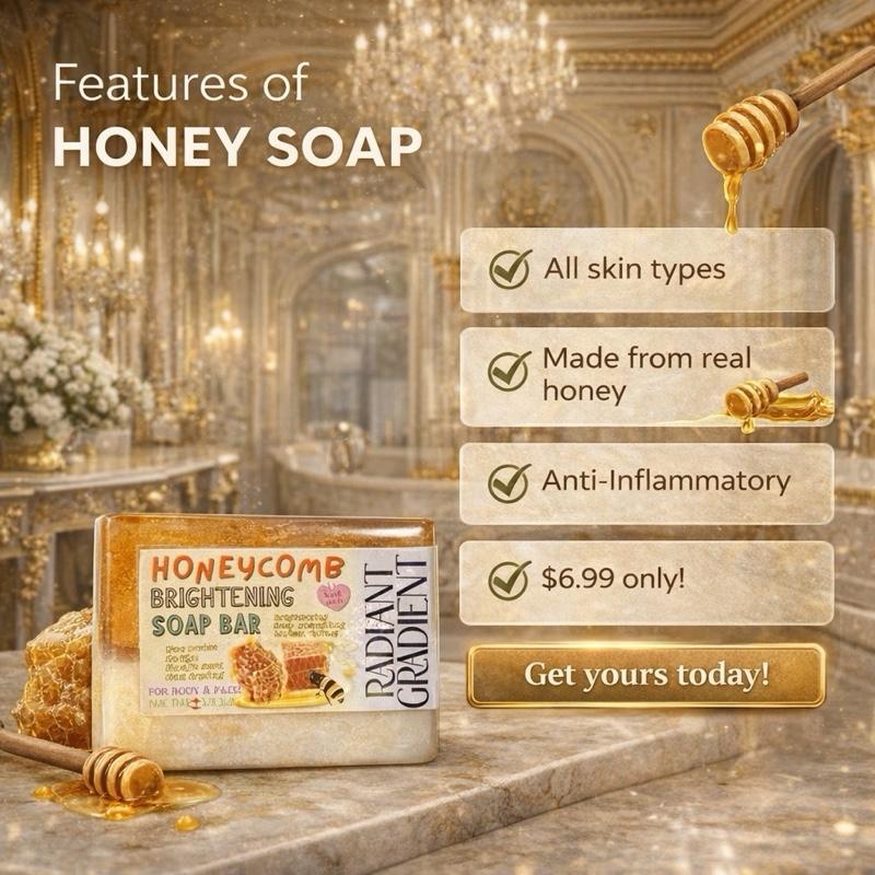 Netting incl!! RG Honeycomb Soap For Face & Body {HSA NOTIFIED}