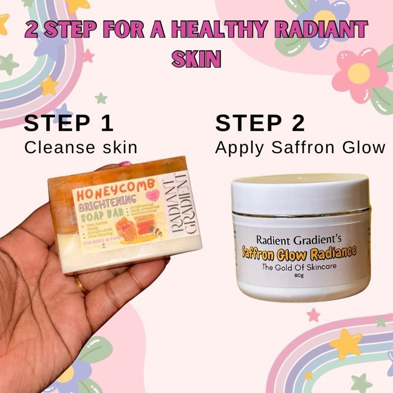 Saffron Glow Radiance Gel By Priscilla Glass Skin Finish Non sticky Natural Moisturiser Made In India
